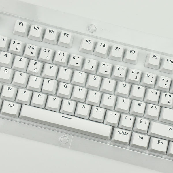 KEYCAPS CUSTOM AZERTY WHITE ISO FR