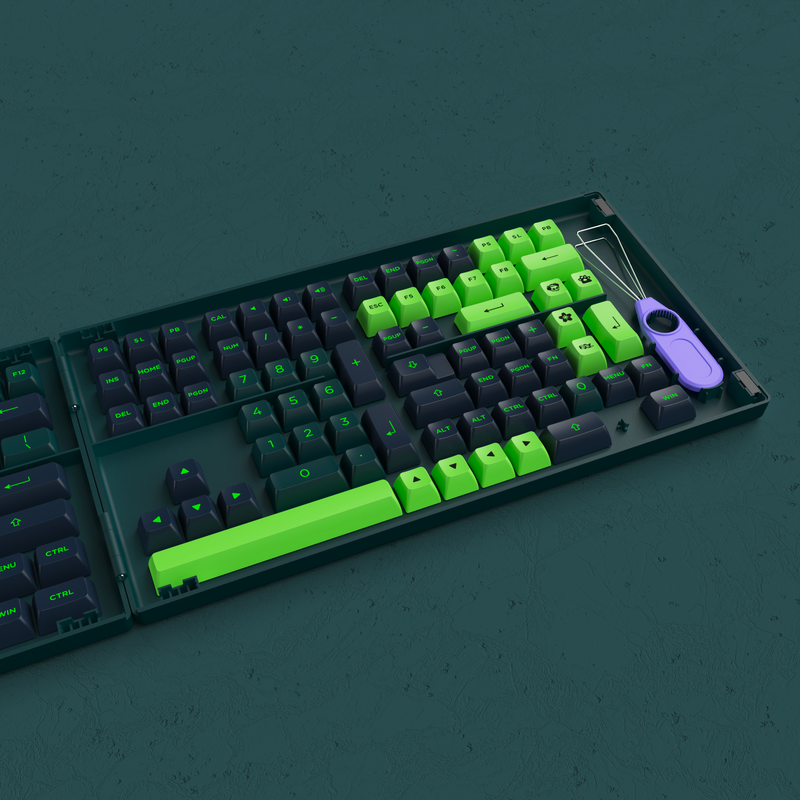 KEYCAPS CUSTOM BLACK & GREEN