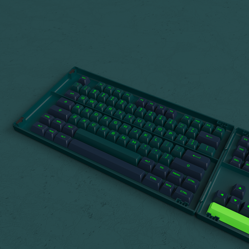 KEYCAPS CUSTOM BLACK & GREEN