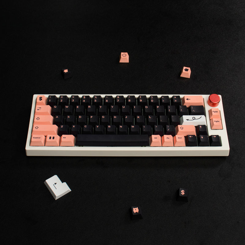 KEYCAPS ISO FR PINK PIG CUSTOM KEYBOARD 