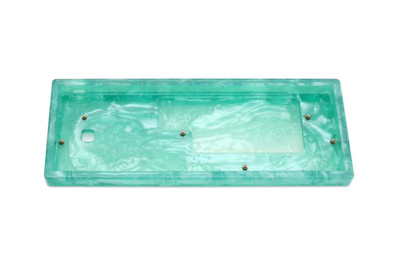 CASE CLAVIER CUSTOM RÉSINE TURQUOISE