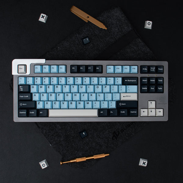 KEYCAPS CUSTOM ANSI & ISO FR BLUE LIGHT